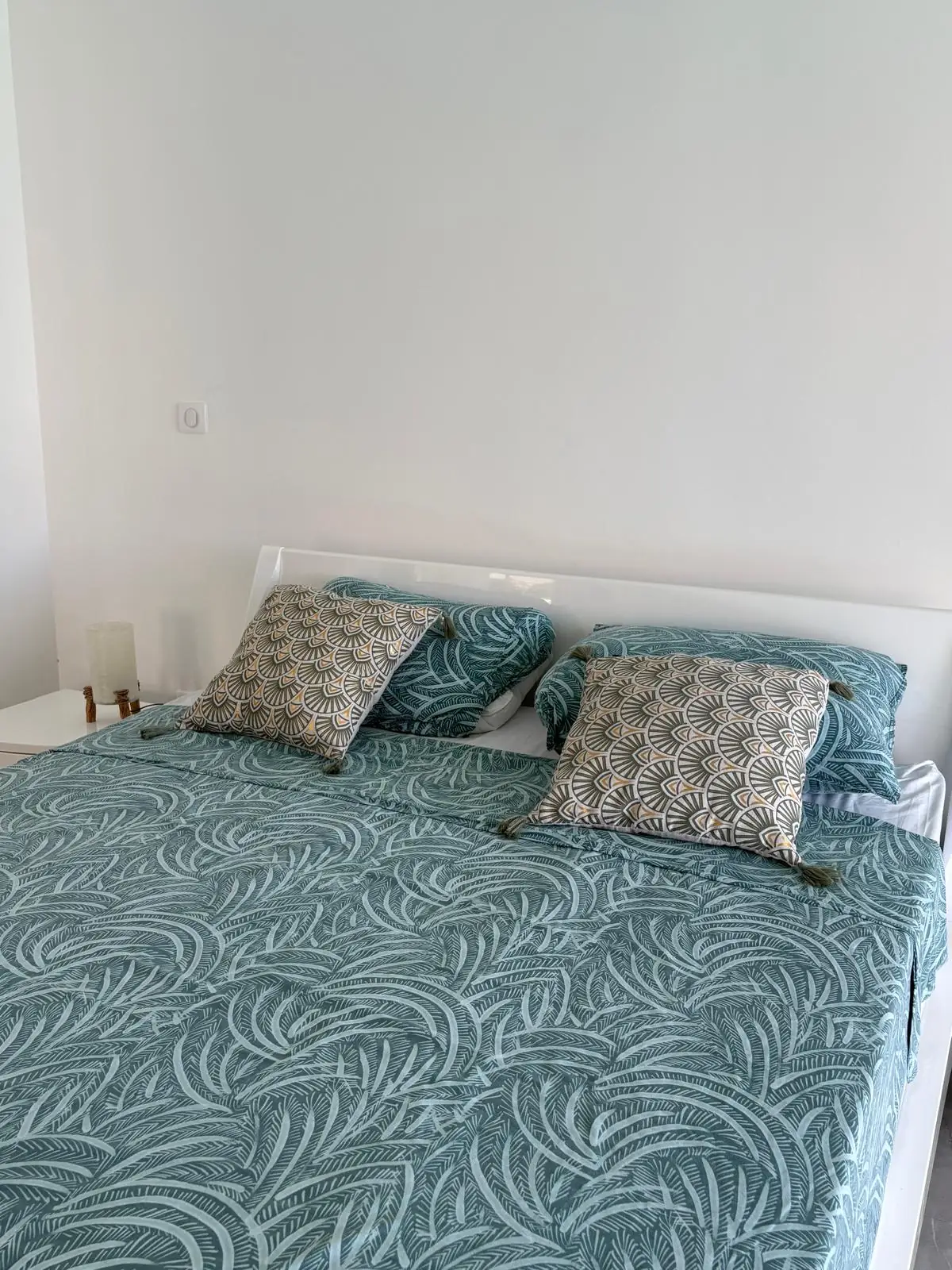 Détail d’une chambre de la Villa Outaouais