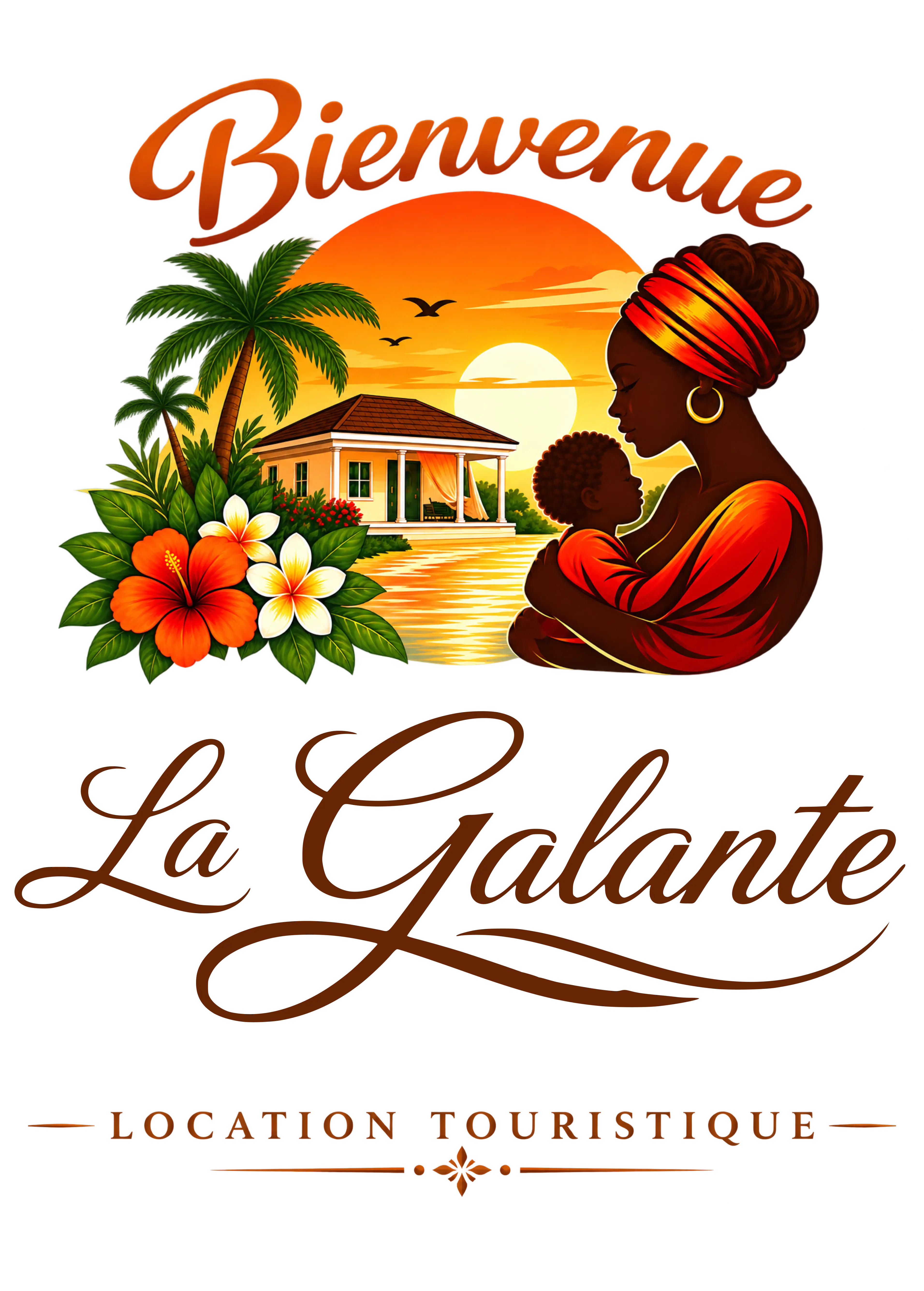 Illustration de La Galante, une villa tropicale à Marie-Galante